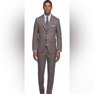Brooks Brothers Cambridge Three-Piece Donegal Tweed 1818 Suit - 38R